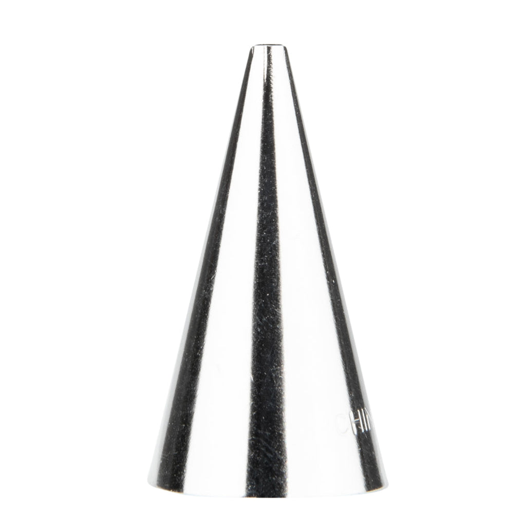 Pastry Tek Stainless Steel #3 Round Piping Tip - 3/4" x 3/4" x 1 1/4" - 1 count box