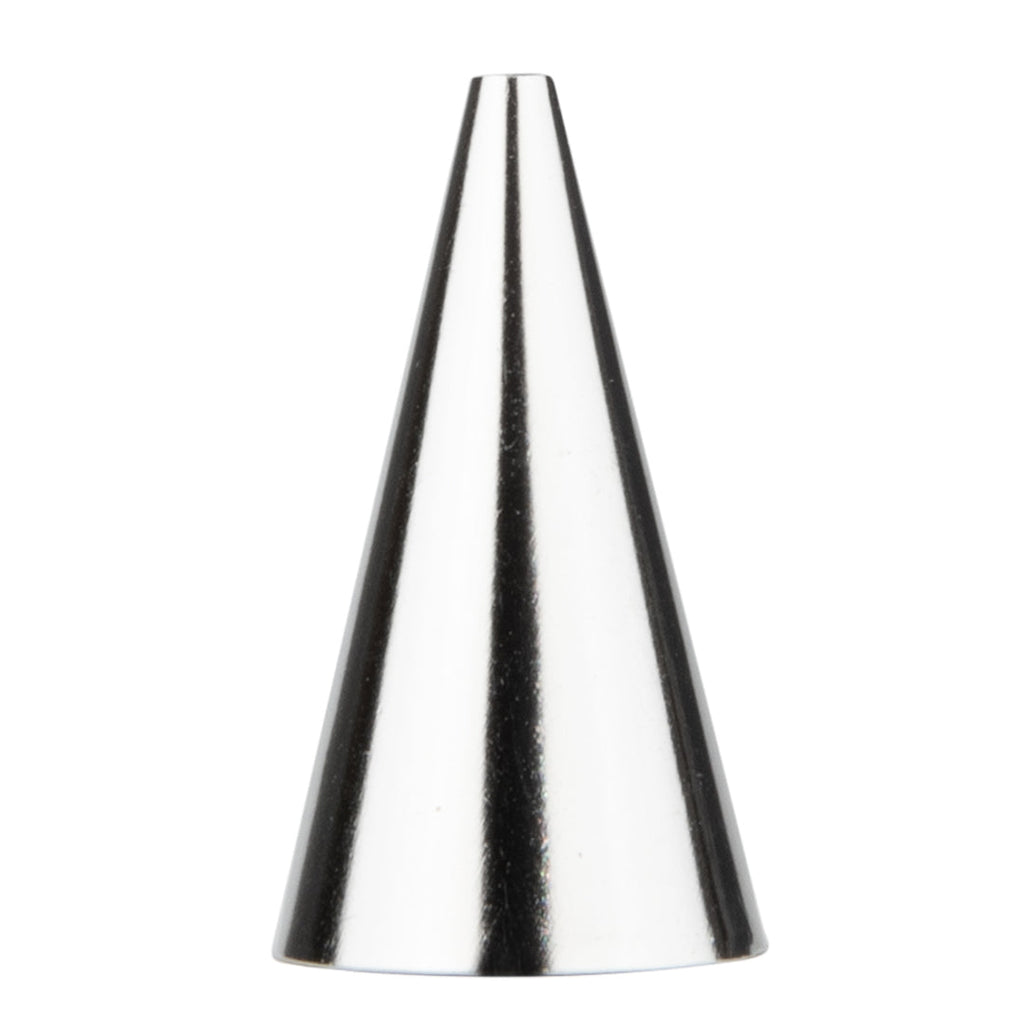 Pastry Tek Stainless Steel #4 Round Piping Tip - 3/4" x 3/4" x 1 1/4" - 1 count box