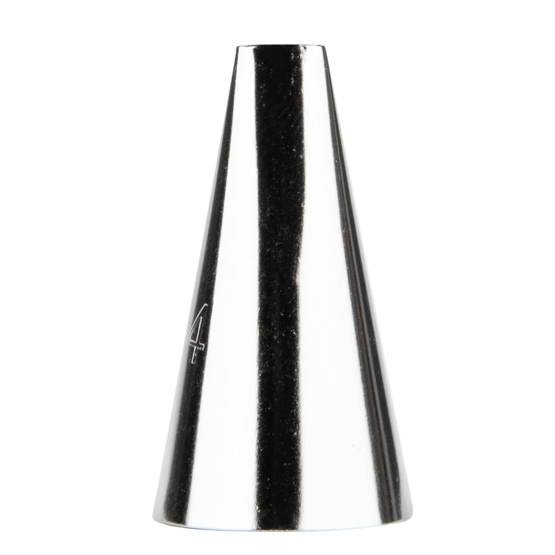 Pastry Tek Stainless Steel #44 Basketweave Piping Tip - 3/4" x 3/4" x 1 1/4" - 1 count box