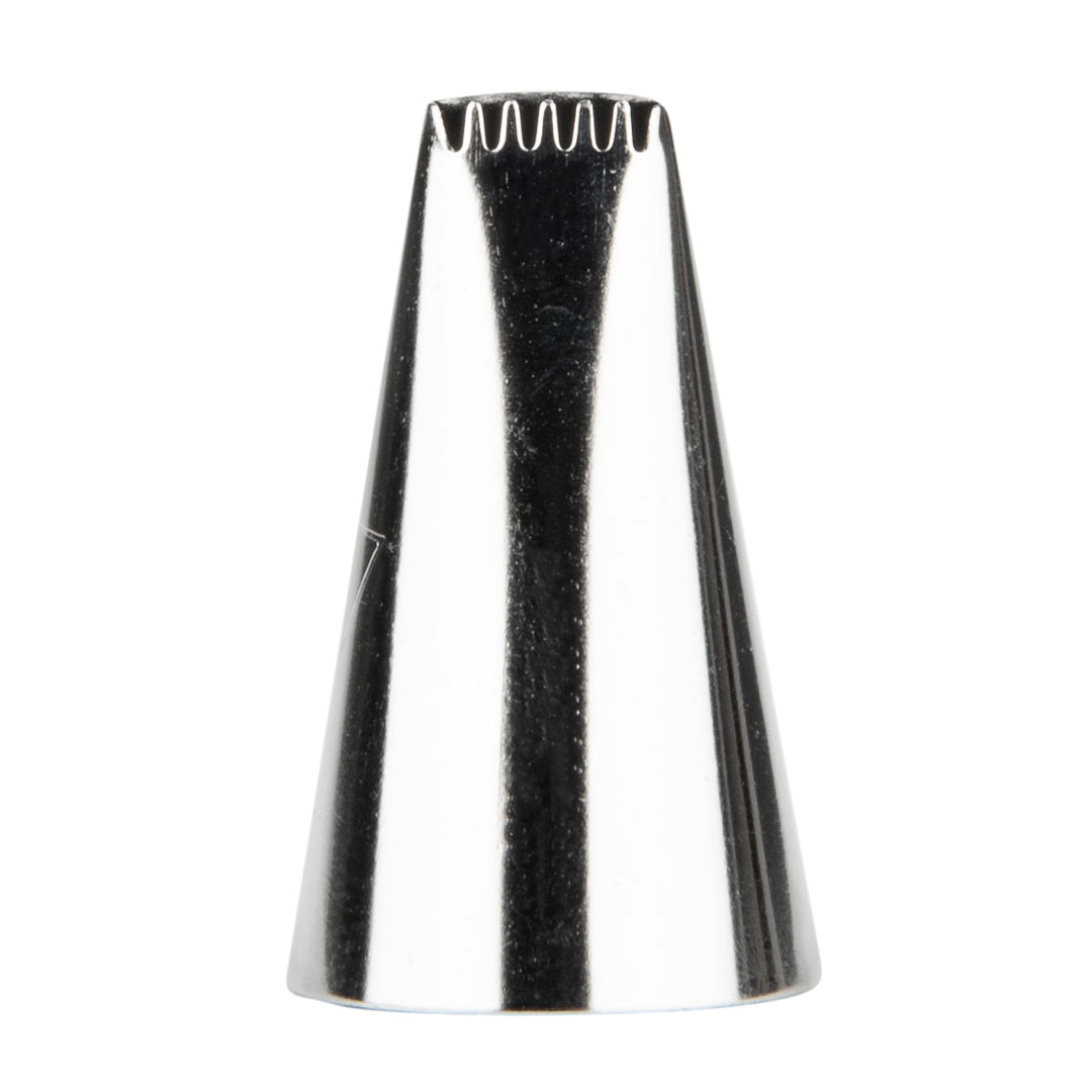 Pastry Tek Stainless Steel #47 Basketweave Piping TIp - 3/4" x 3/4" x 1" - 1 count box