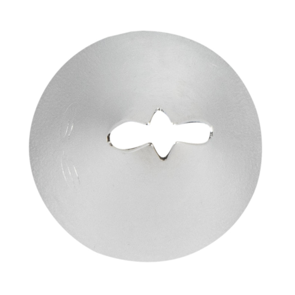 Pastry Tek Stainless Steel #68 Leaf Piping Tip - 3/4" x 3/4" x 1 1/4" - 1 count box