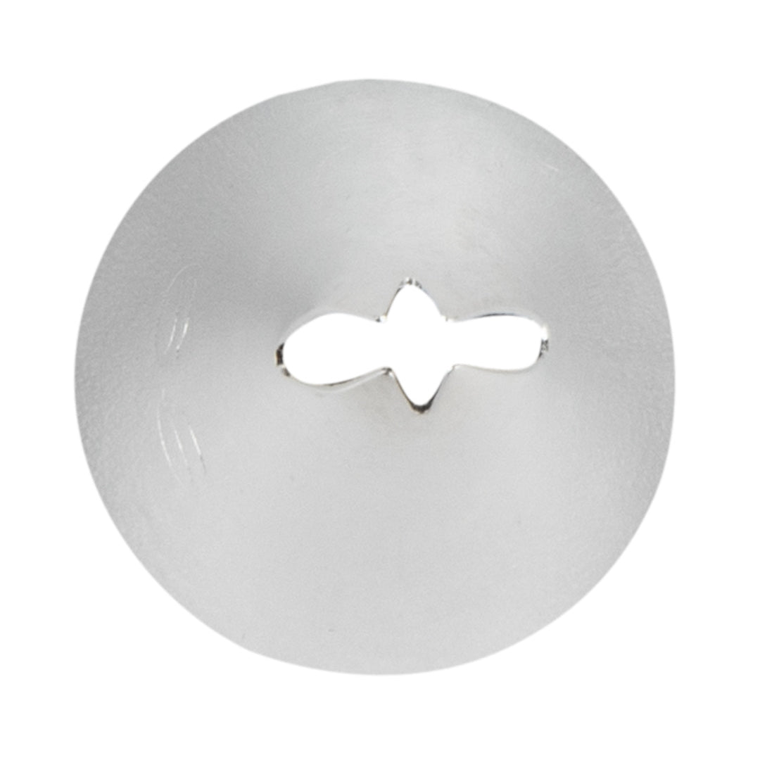 Pastry Tek Stainless Steel #68 Leaf Piping Tip - 3/4" x 3/4" x 1 1/4" - 1 count box