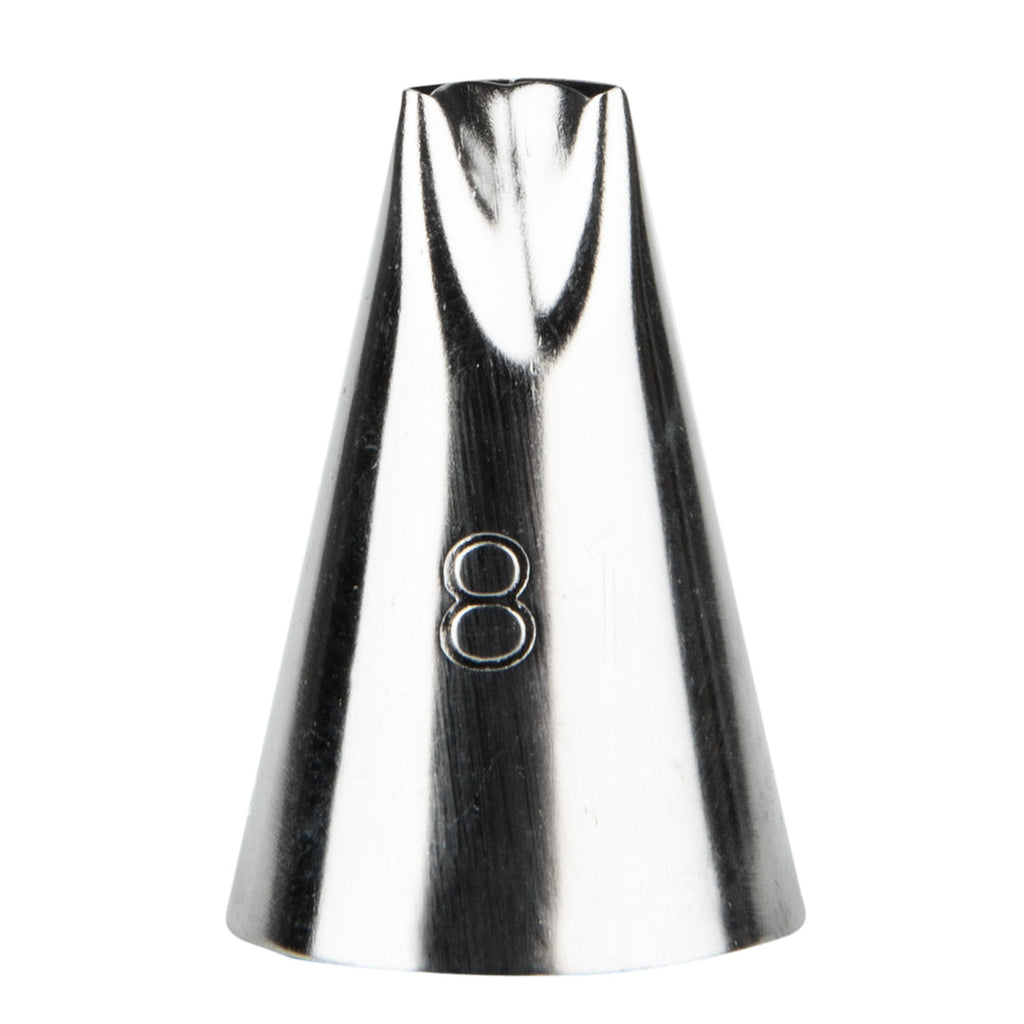 Pastry Tek Stainless Steel #81 Specialty Piping Tip - 3/4" x 3/4" x 1" - 1 count box