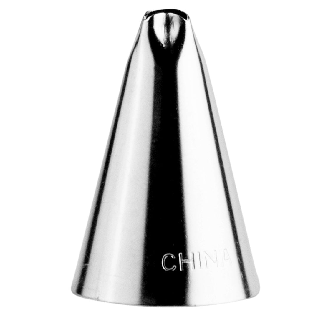 Pastry Tek Stainless Steel #83 Specialty Piping Tip - 3/4" x 3/4" x 1" - 1 count box