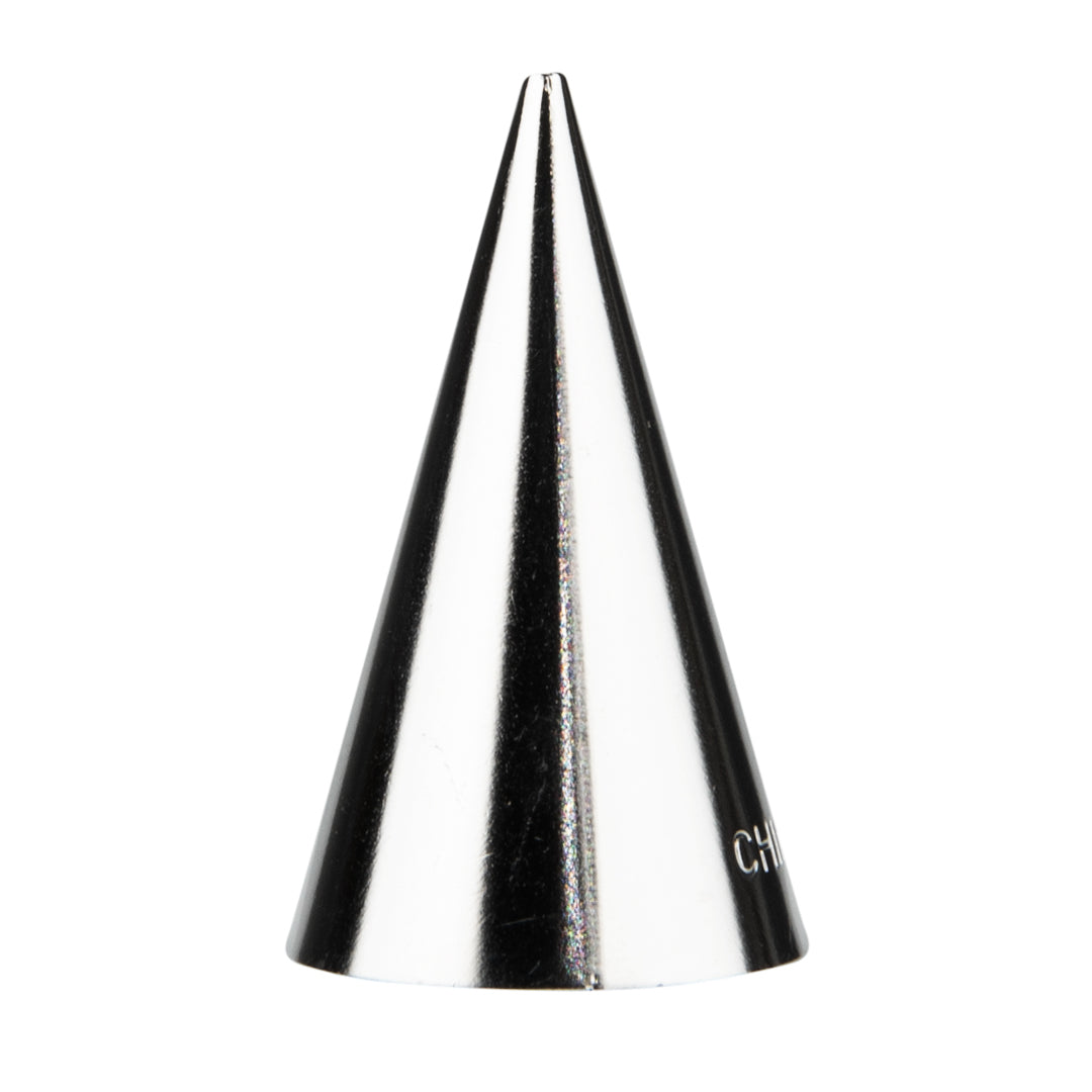 Pastry Tek Stainless Steel #101S Petal Piping Tip - 3/4" x 3/4" x 1 1/4" - 1 count box