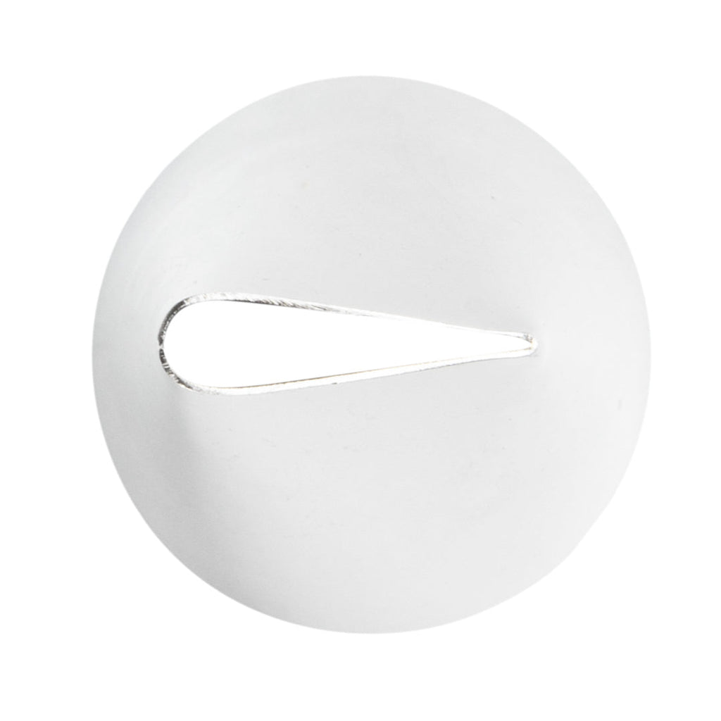 Pastry Tek Stainless Steel #124 Petal Piping Tip - 1" x 1" x 1 3/4" - 1 count box