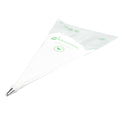 Pastry Tek Stainless Steel #131 Drop Flower Piping Tip - 3/4" x 3/4" x 1 1/4" - 1 count box