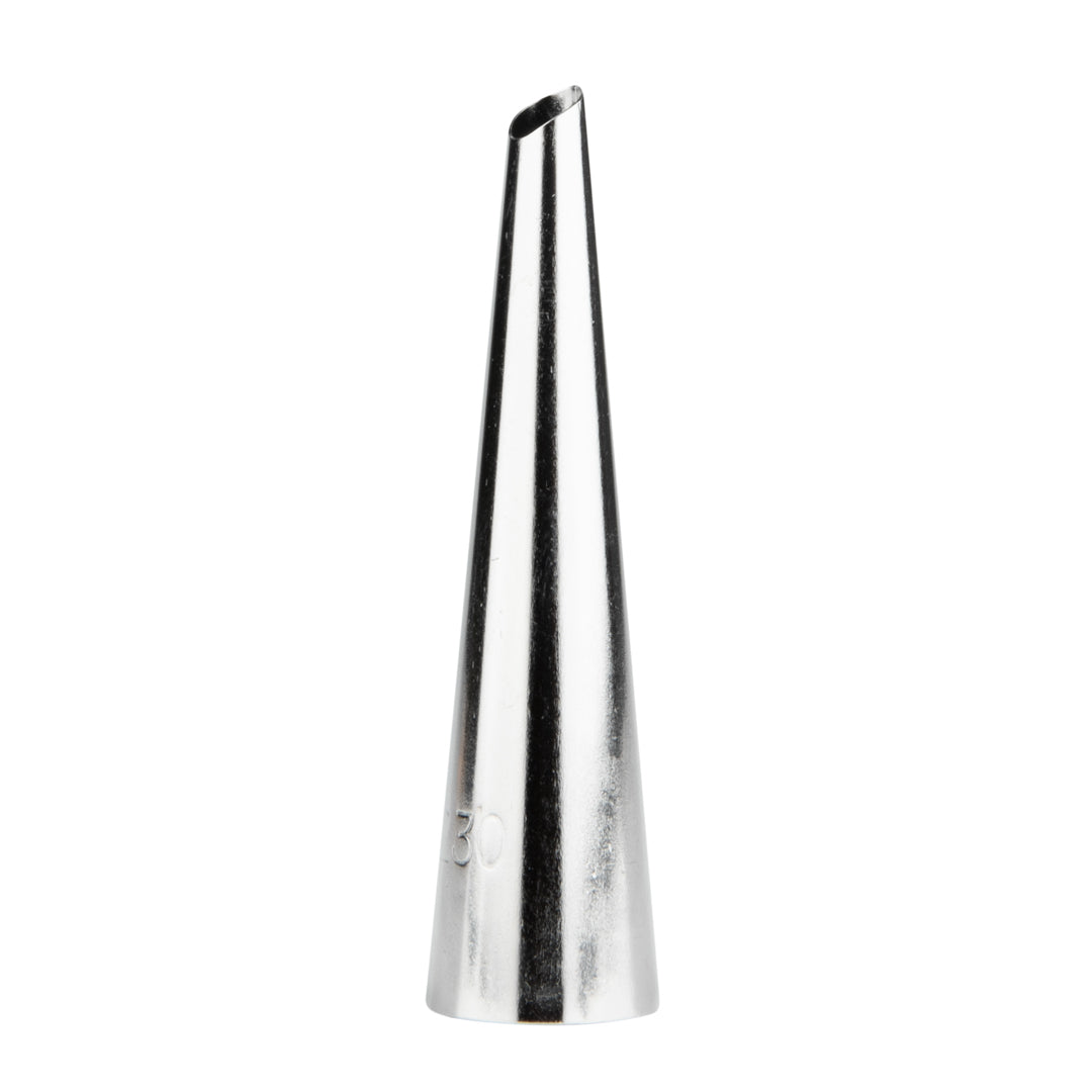 Pastry Tek Stainless Steel #230 Round Piping Tip - 3/4" x 3/4" x 2 3/4" - 1 count box