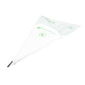 Pastry Tek Stainless Steel #366 Leaf Piping Tip - 2" x 1" x 2" - 1 count box