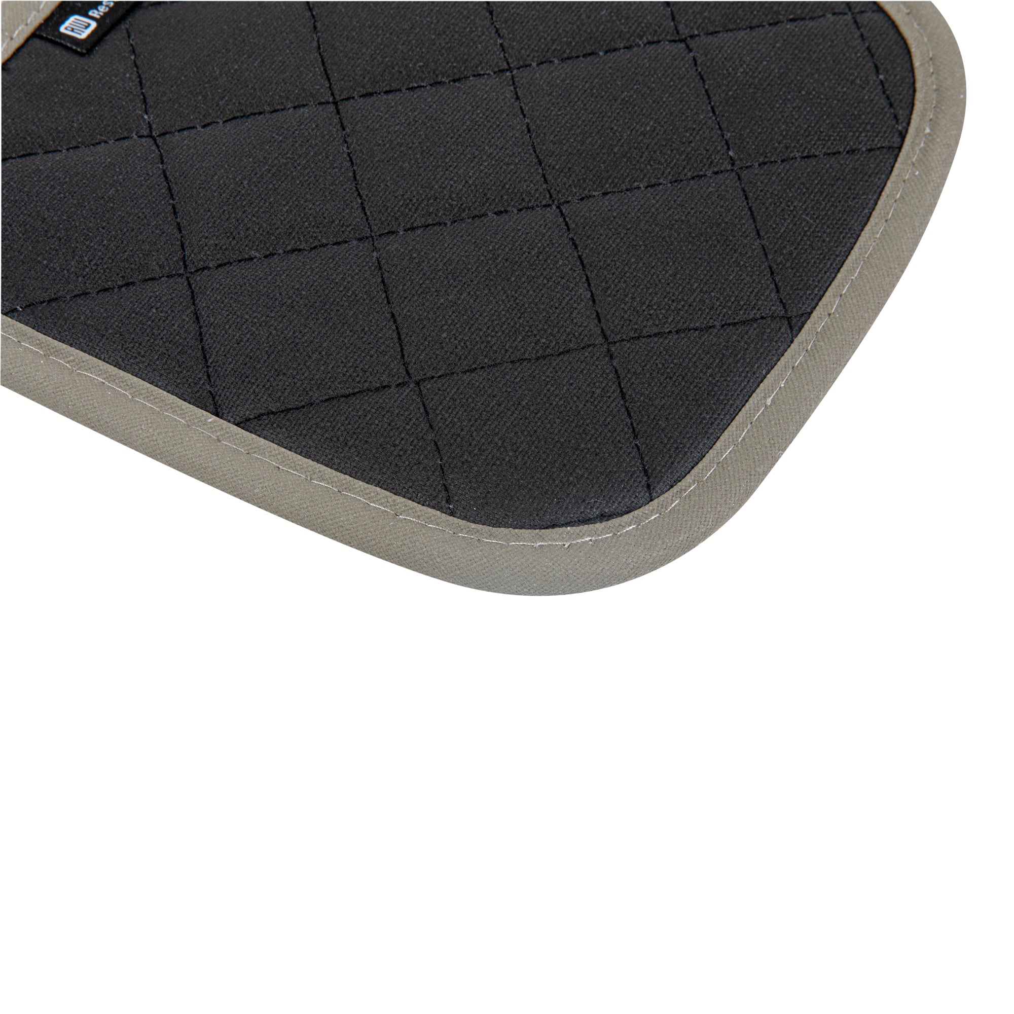 RW Threads Comfort Cotton Black Pot Holder - Flame Retardant Coating - 10" x 7" - 1 count box