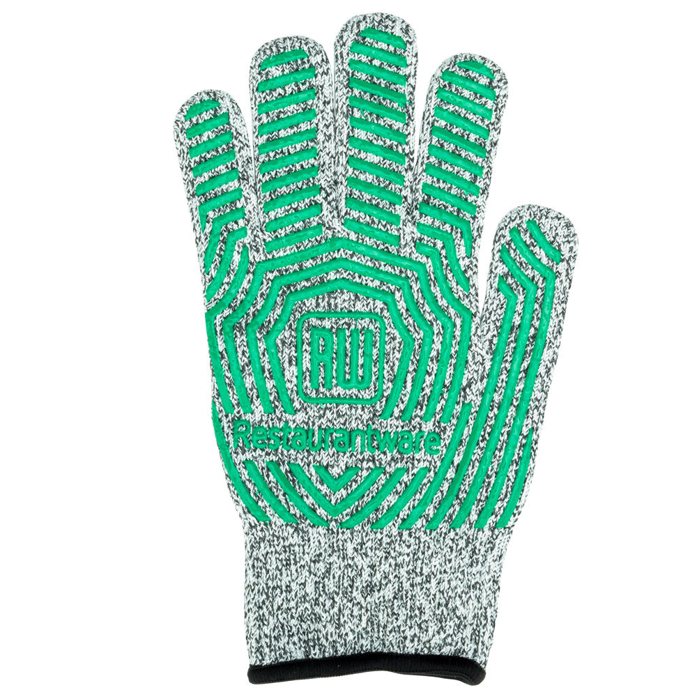 Life Protector Gray Extra Large Cut-Resistant Gloves - Level 5, Non-Slip, Food Safe - 9 1/2" x 5" - Pair - 1 count box