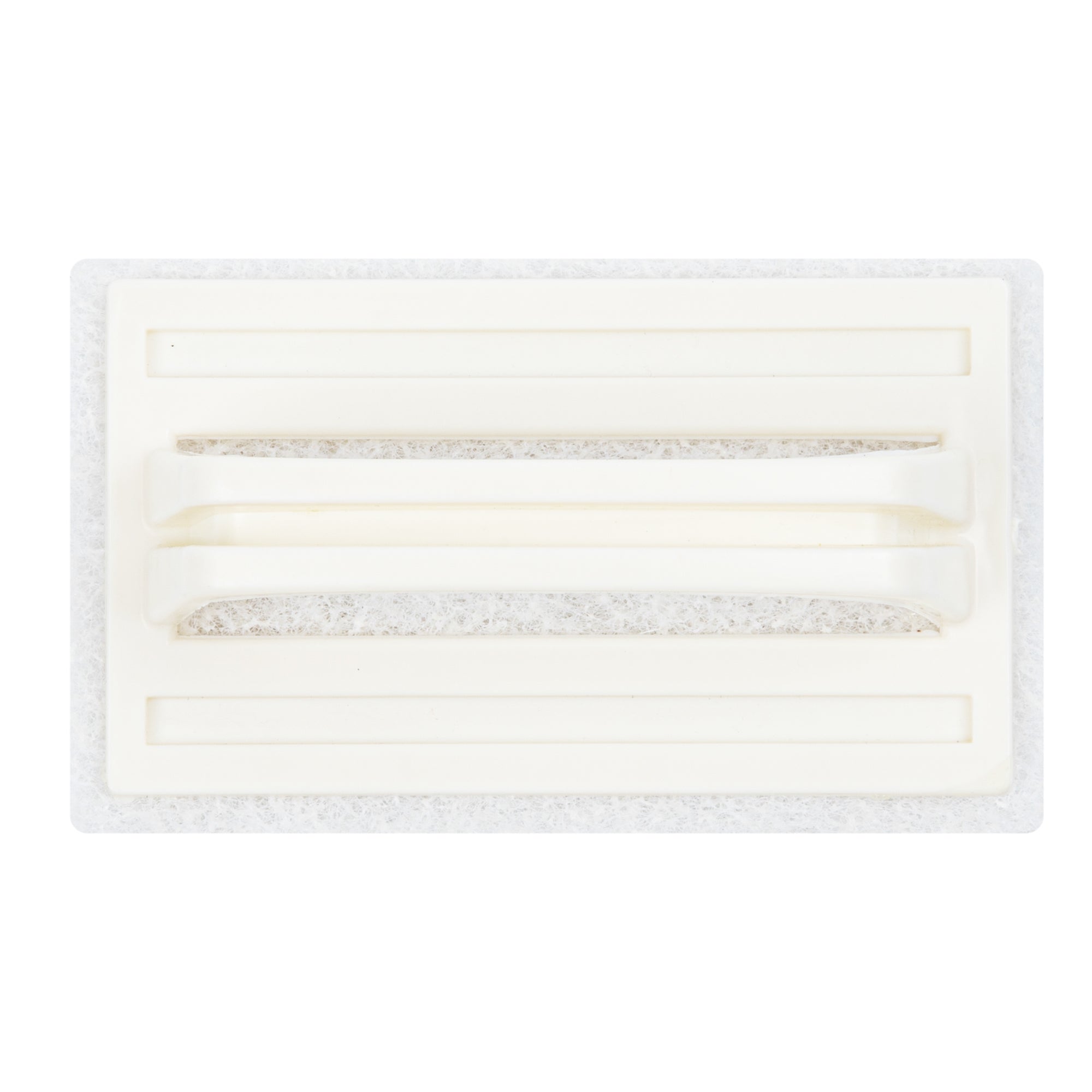 RW Clean White Scouring Pad - Multi-Purpose, Light Duty, with Handle - 6" x 3 1/2" x 3" - 1 count box