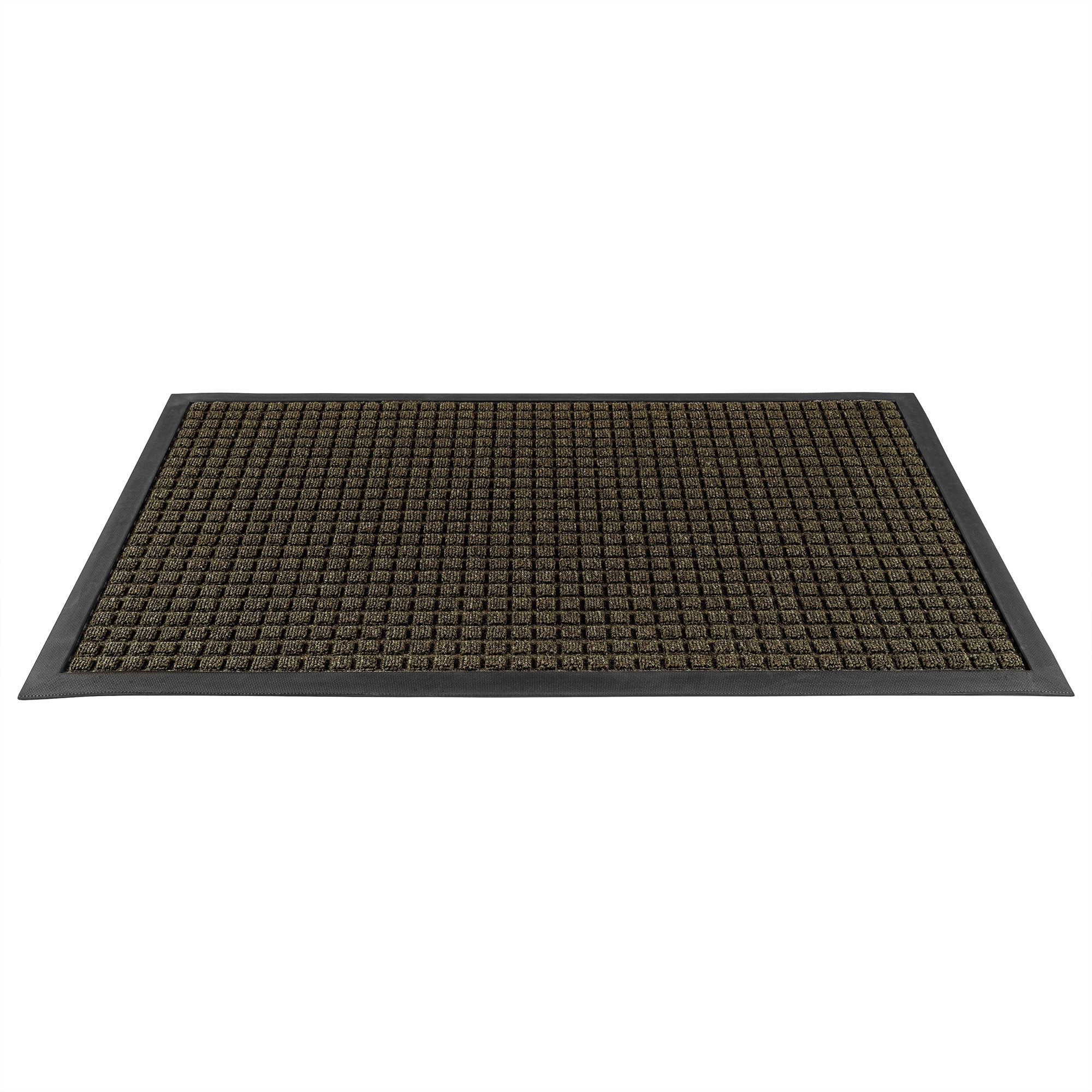 Comfy Feet Brown Heavy-Duty Carpet Floor Mat - Waffle - 36" x 24" - 1 count box