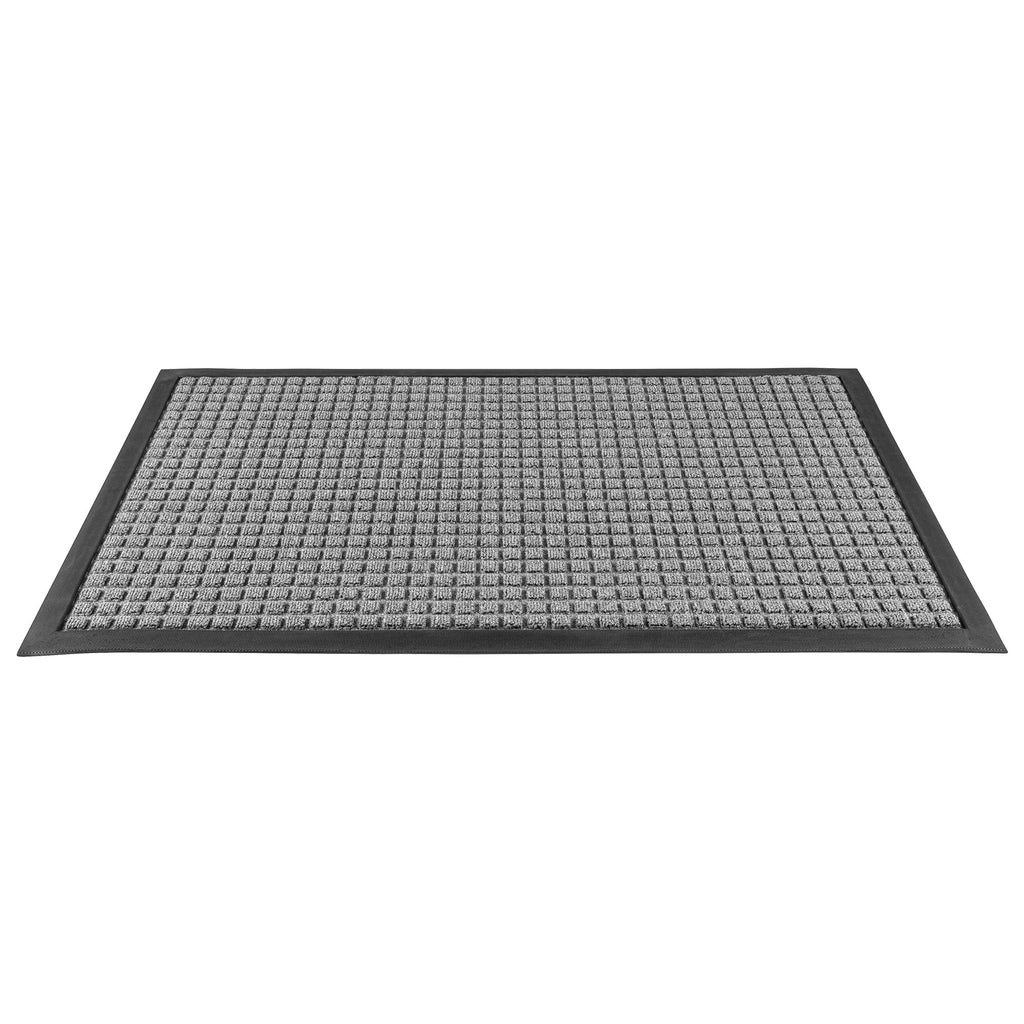 Comfy Feet Gray Heavy-Duty Carpet Floor Mat - Waffle - 36" x 24" - 1 count box