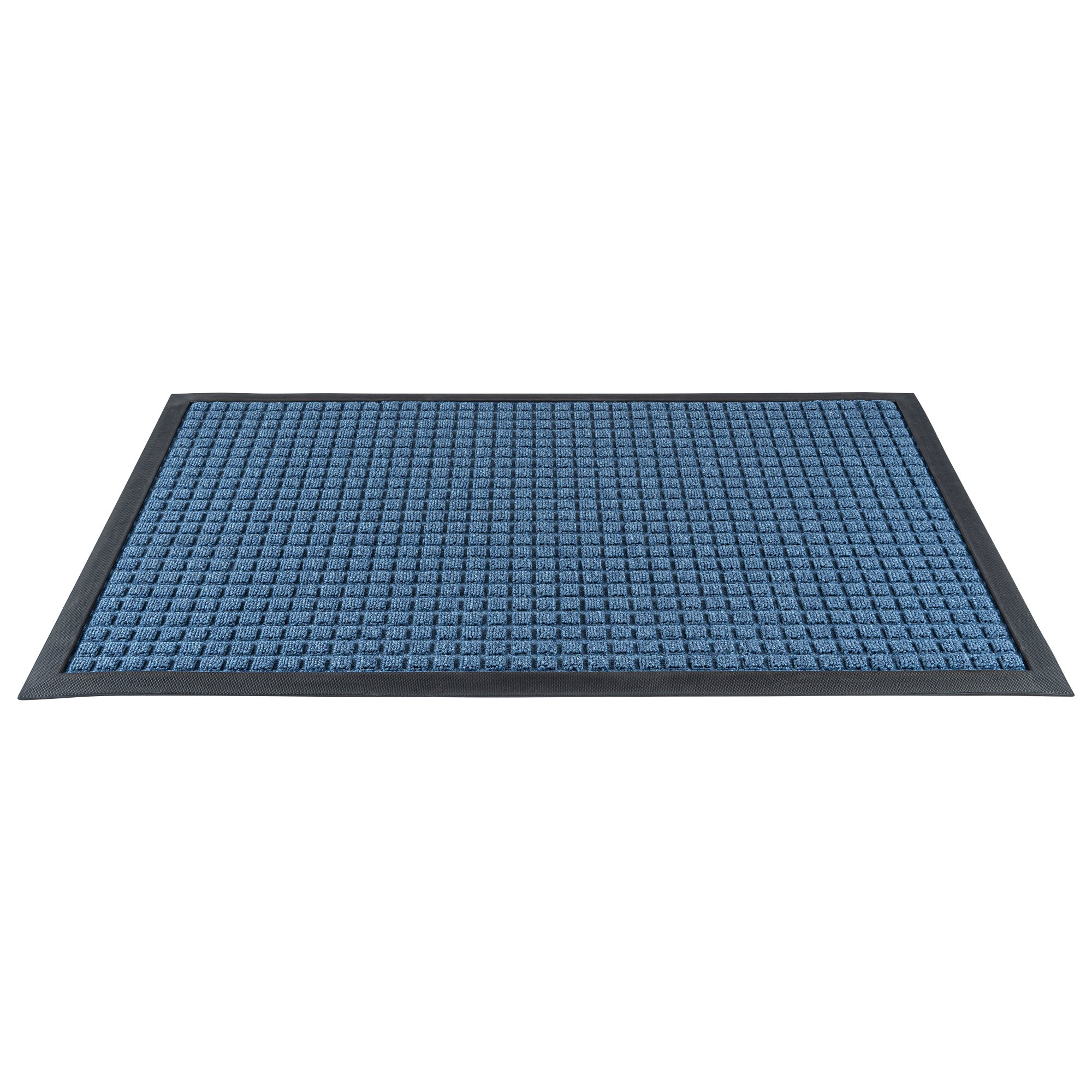 Comfy Feet Light Blue Heavy-Duty Carpet Floor Mat - Waffle - 36" x 24" - 1 count box