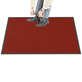 Comfy Feet Dark Red Carpet Floor Mat - Ribbed - 60" x 36" - 1 count box