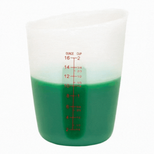 Chef 101 2-cup Silicone Measuring Cup - Flexible - 4 1/2" x 3" x 5 3/4" - 1 count box