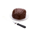 Met Lux Offset Spatula - Black, Stainless Steel - 10 inch Blade, Baking and Icing, Plastic Handle - 14 3/4" - 1 count box