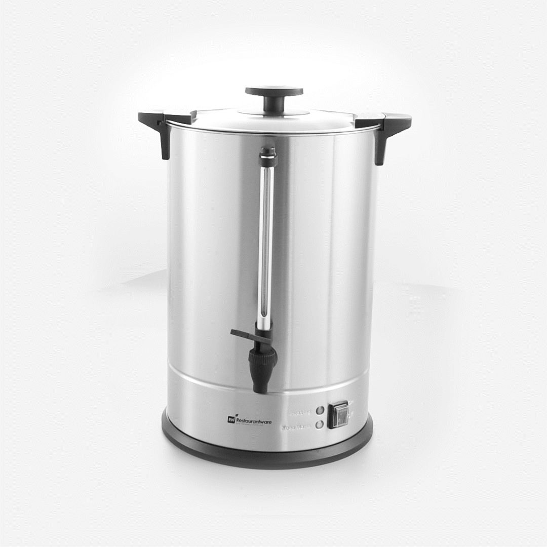 Restpresso Coffee Urn - Silver, Stainless Steel - 1500W, 110 Cup - 1 count box