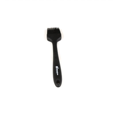 Chef 101 Black Silicone Pastry and Basting Brush - 10 1/4" x 1 3/4" x 3/4" - 1 count box