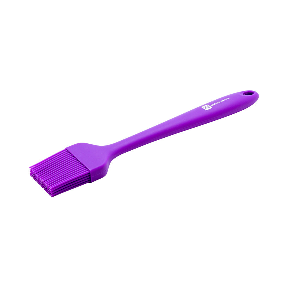 Chef 101 Purple Silicone Pastry and Basting Brush - 10 1/4" x 1 3/4" x 3/4" - 1 count box