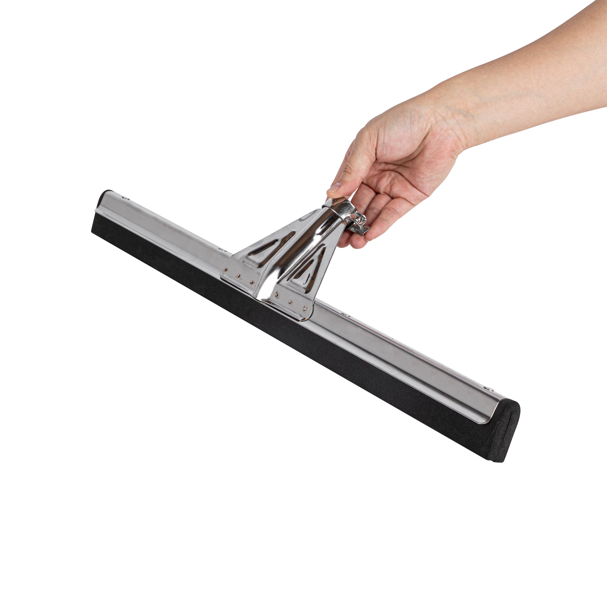 RW Clean Stainless Steel Floor Squeegee - 21 1/2" x 5" x 1 1/2" - 1 count box