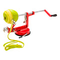 Met Lux Red Manual Apple Peeler / Slicer / Corer - Professional, Stainless Steel Blade - 11 3/4" x 4 1/4" x 5 1/4" - 1 count box