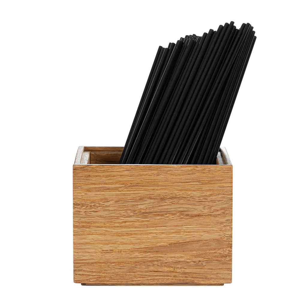 Eco Display Natural Bamboo Condiment Rack Box - 4" x 4" x 3 1/4" - 1 count box