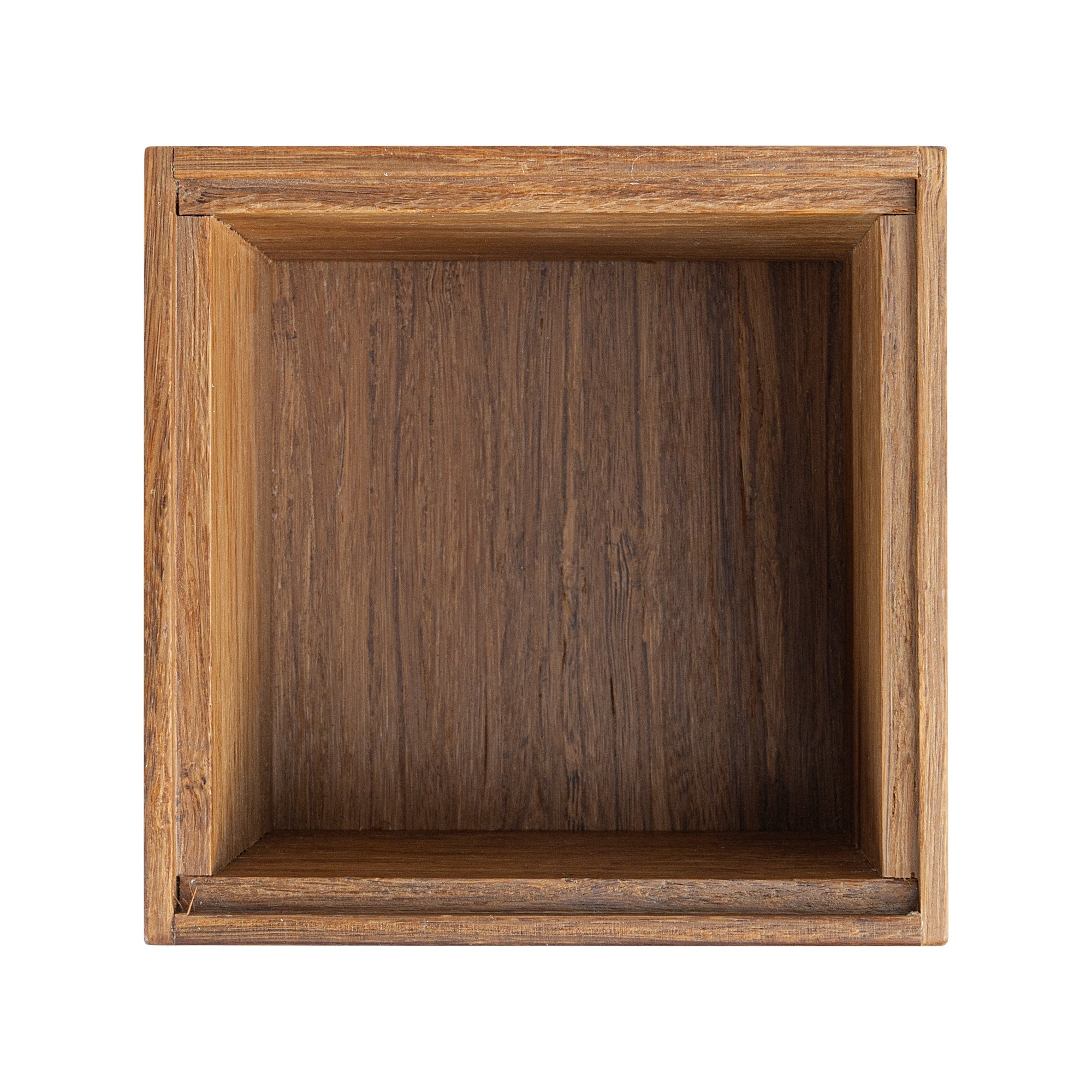 Eco Display Natural Bamboo Condiment Rack Box - 4" x 4" x 3 1/4" - 1 count box