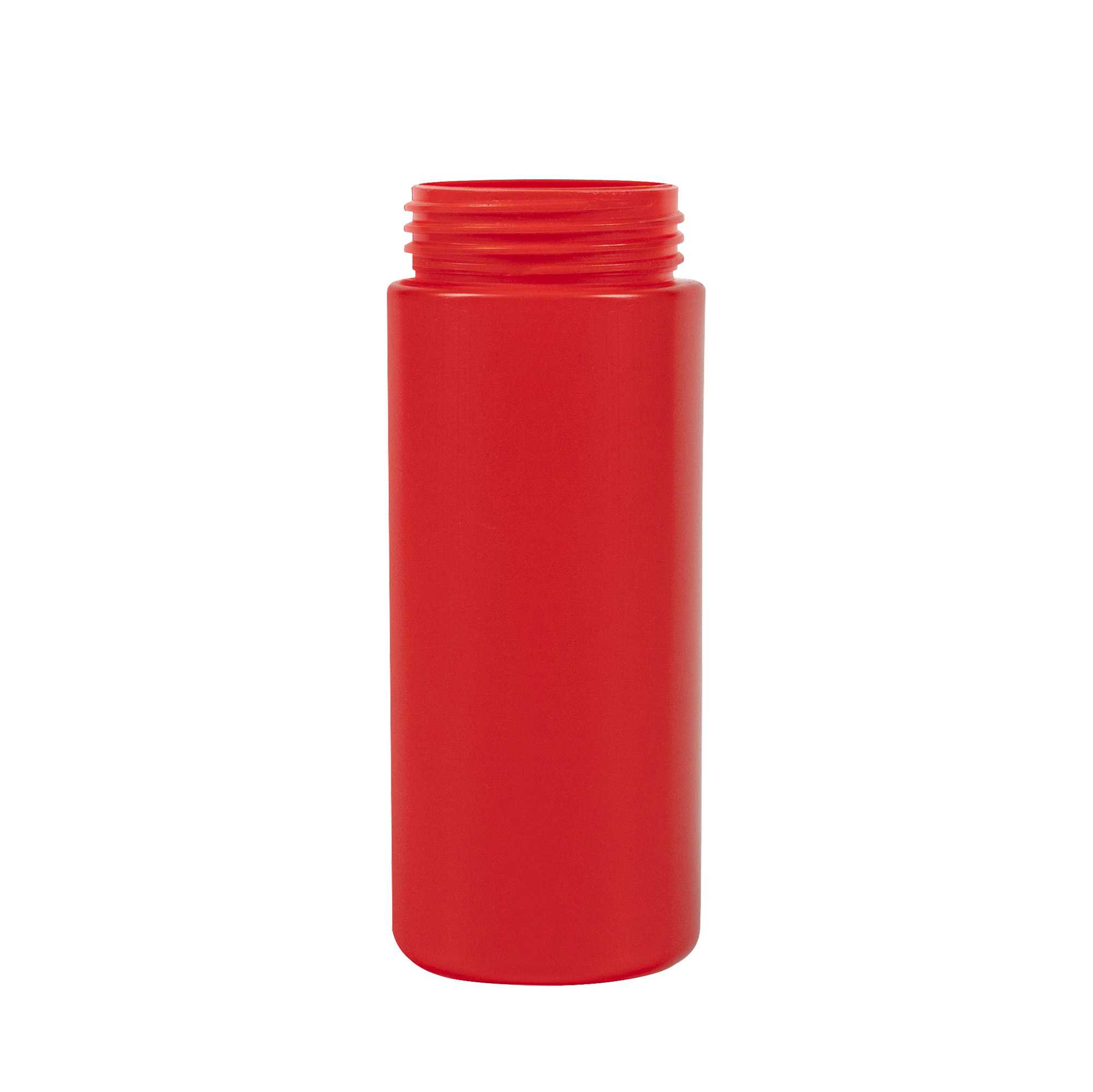 Sauce Tek 16 oz Red Plastic Ketchup Squeeze Bottle - with Triple Dispersion Tip - 6 count box