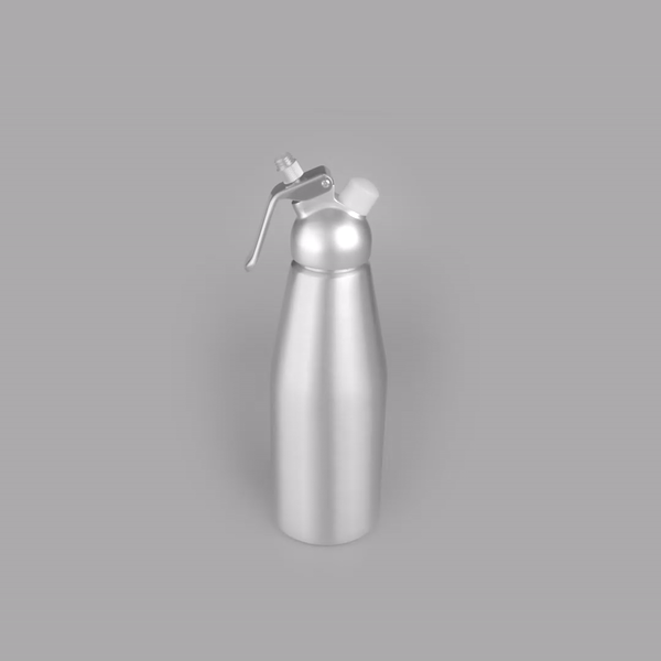 Whip Tek 1L Aluminum Whipped Cream Dispenser - with 3 Plastic Decorator Tips - 1 count box