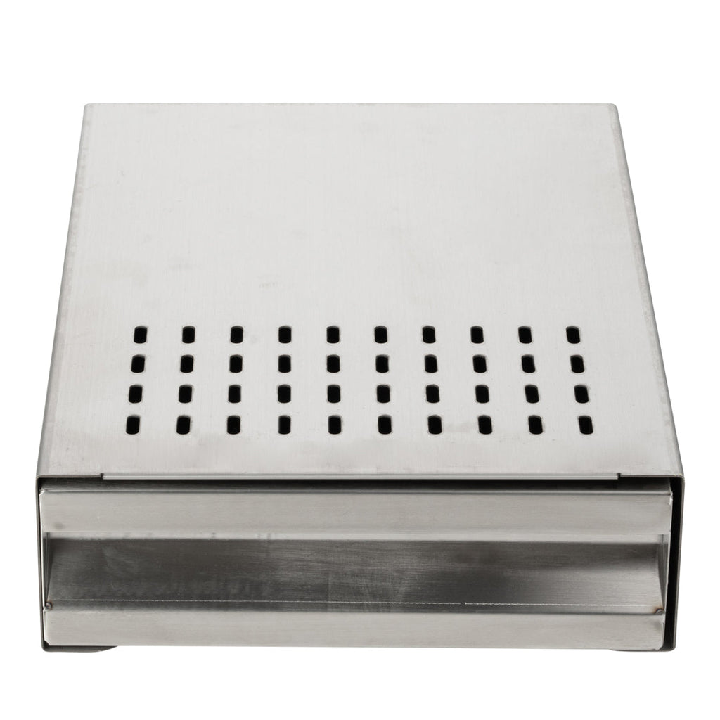 Restpresso Silver Stainless Steel Coffee Knock Box Drawer - 13 1/2" x 9 3/4" x 3 3/4" - 1 count box