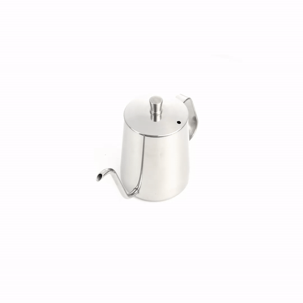 Restpresso 12 oz Stainless Steel Pour Over / Gooseneck Kettle - 7" x 3 1/4" x 4" - 1 count box