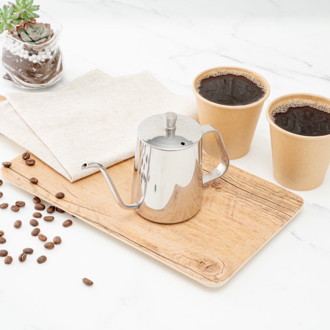 Restpresso 12 oz Stainless Steel Pour Over / Gooseneck Kettle - 7" x 3 1/4" x 4" - 1 count box