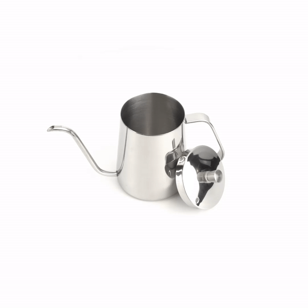 Restpresso 20 oz Stainless Steel Pour Over / Gooseneck Kettle - 8 3/4" x 3 1/2" x 5 1/2" - 1 count box