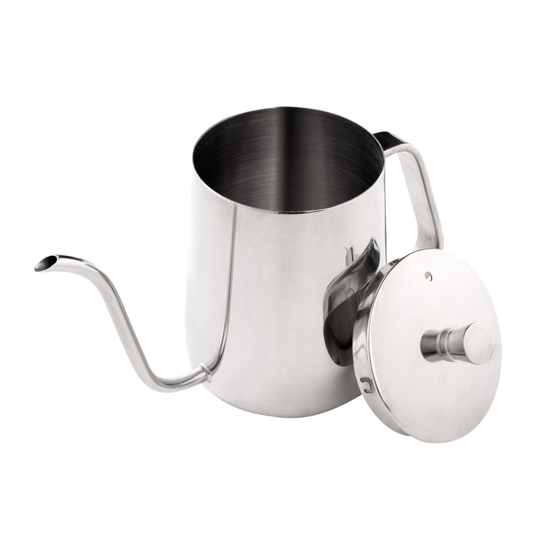 Restpresso 20 oz Stainless Steel Pour Over / Gooseneck Kettle - 8 3/4" x 3 1/2" x 5 1/2" - 1 count box
