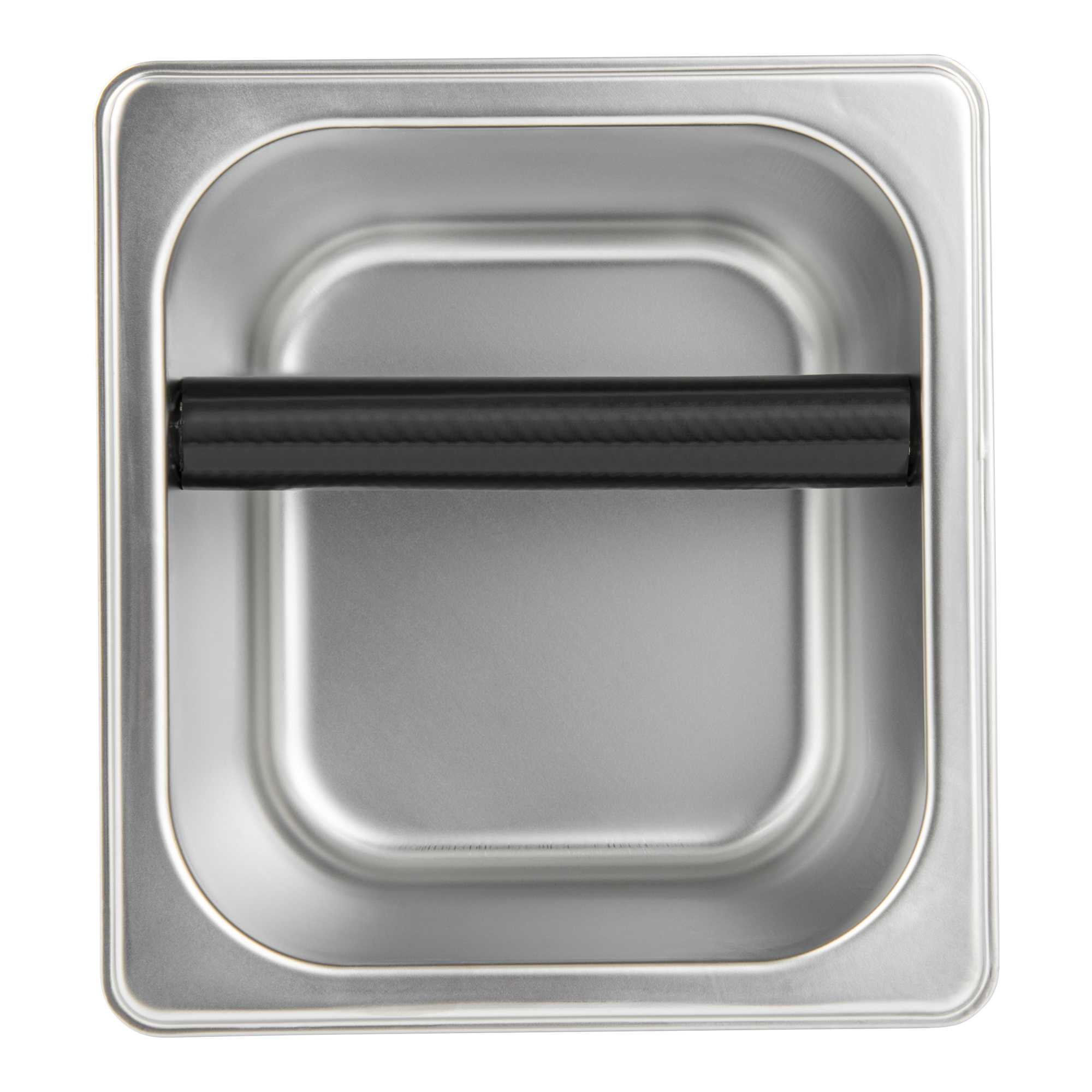 Restpresso Stainless Steel Coffee / Espresso Knock Box - 7" x 6 1/2" x 4" - 1 count box
