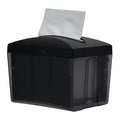 Bar Lux Rectangle Gray Interfold Napkin Dispenser - Tabletop - 7 1/2" x 6" x 6 1/4" - 10 count box
