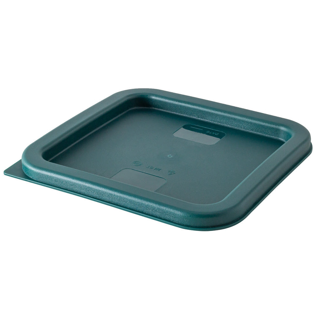 Met Lux Square Green Plastic Food Storage Container Lid - Fits 2 and 4 qt - 1 count box