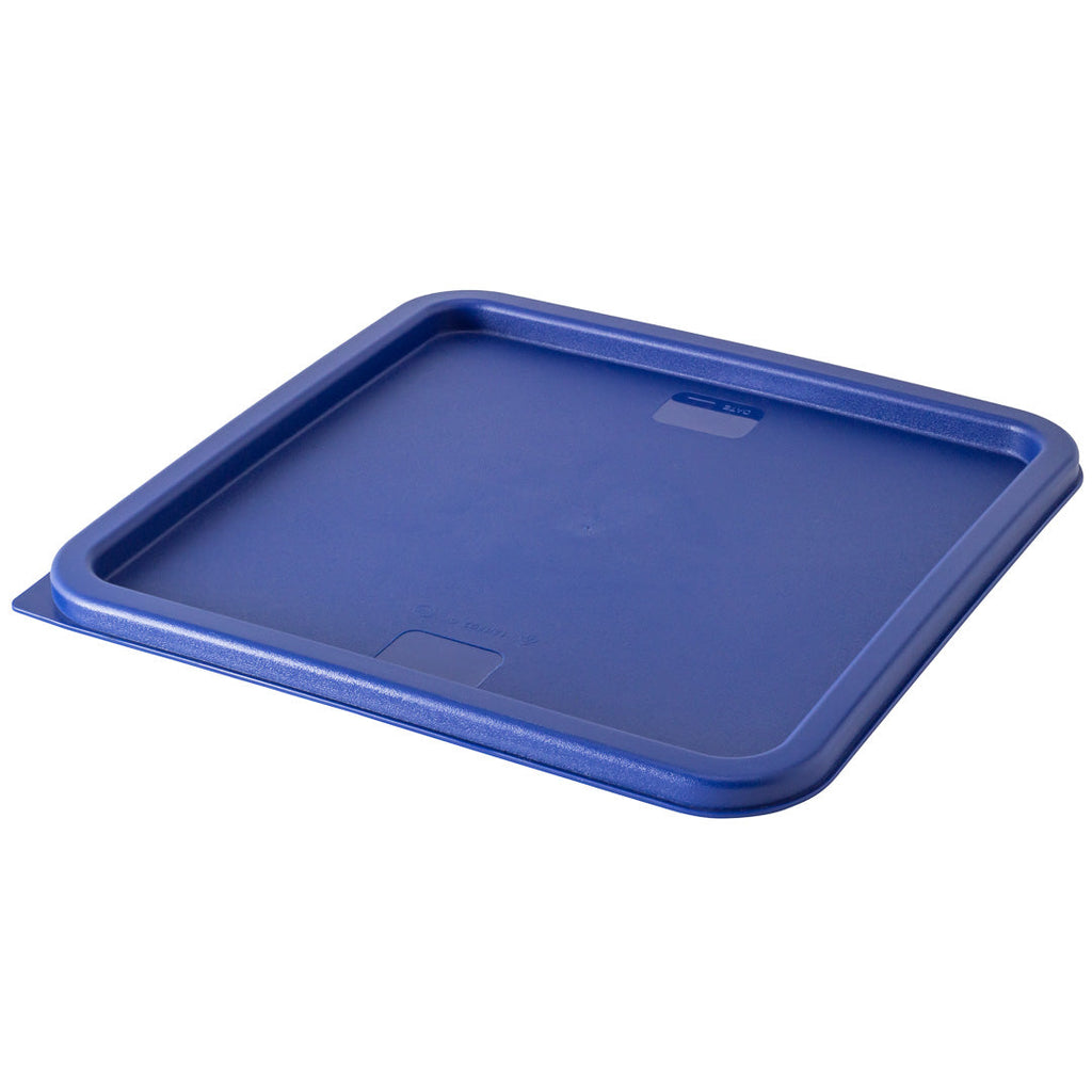 Met Lux Square Blue Plastic Food Storage Container Lid - Fits 12, 18 and 22 qt - 1 count box
