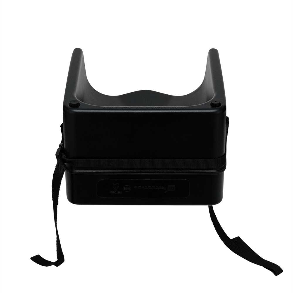 Table Tek Black Plastic Booster Seat - Dual Height, with Strap - 12 1/2" x 8 3/4" - 1 count box