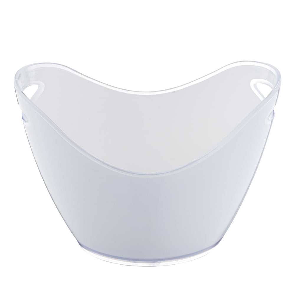 Bar Lux 7.4 qt Frosted Champagne / Wine Bucket - 13 3/4" x 9 3/4" x 10 1/2" - 1 count box