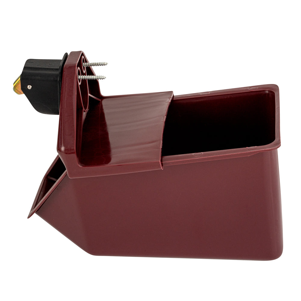 Bar Lux Red Bottle Cap Catcher - with Bottle Opener - 9" x 5 1/2" x 4 3/4" - 1 count box