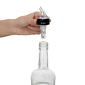 Bar Lux 1 oz Clear Plastic Measured Liquor Pourer - with Collar - 1 1/2" x 1 1/2" x 3 3/4" - 10 count box
