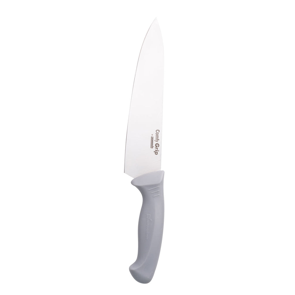 Comfy Grip Gray Stainless Steel 8" Chef's Knife - 1 count box