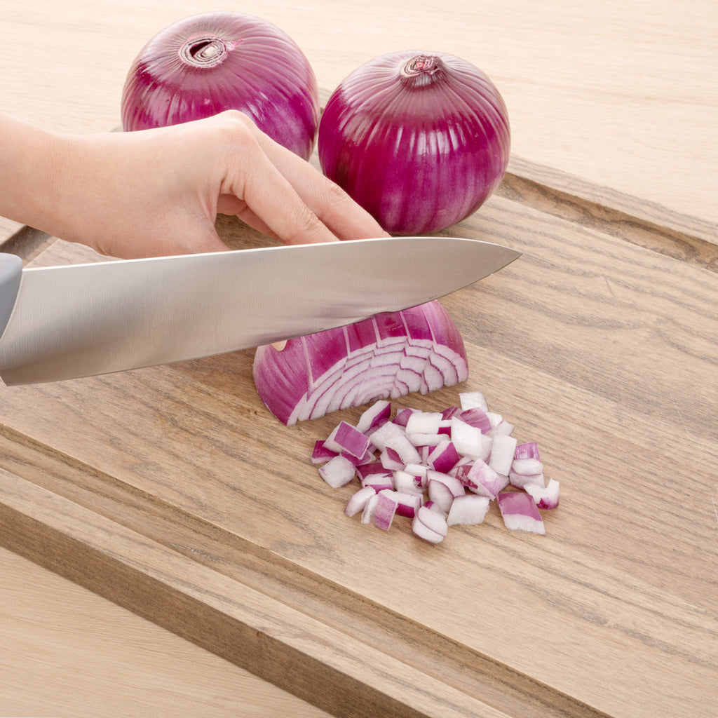 Comfy Grip Gray Stainless Steel 8" Chef's Knife - 1 count box