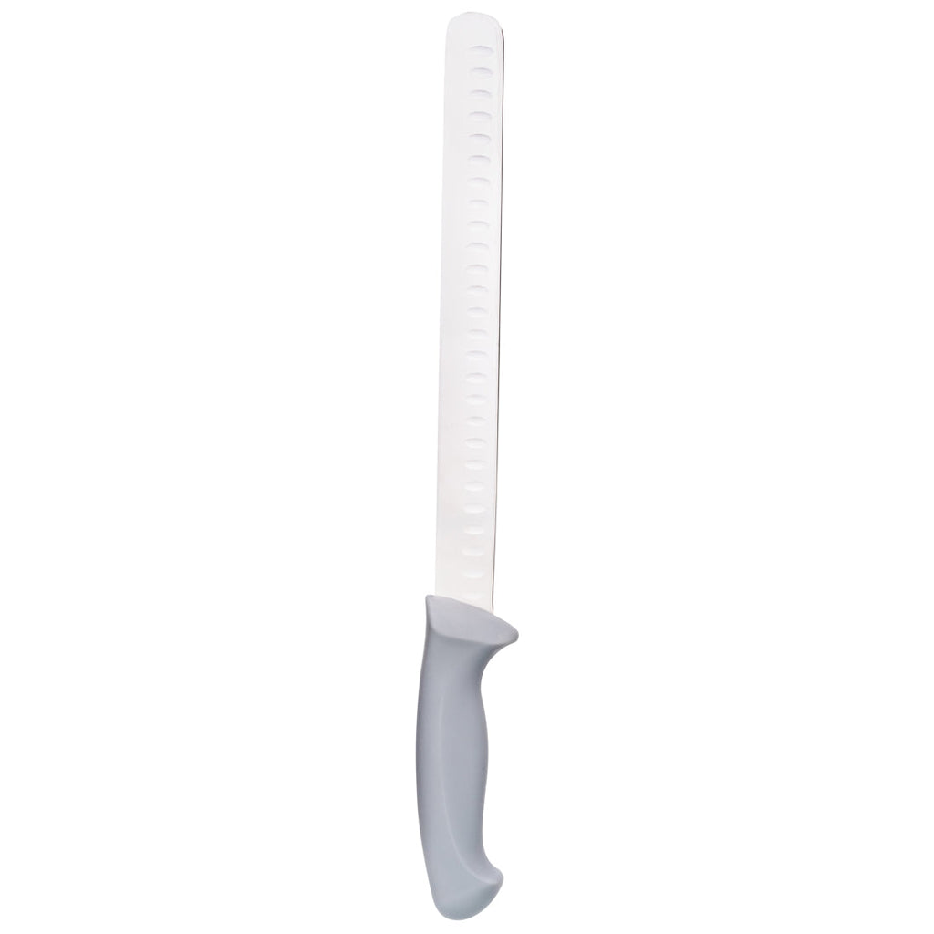 Comfy Grip Gray Stainless Steel 12" Slicing Knife - 1 count box
