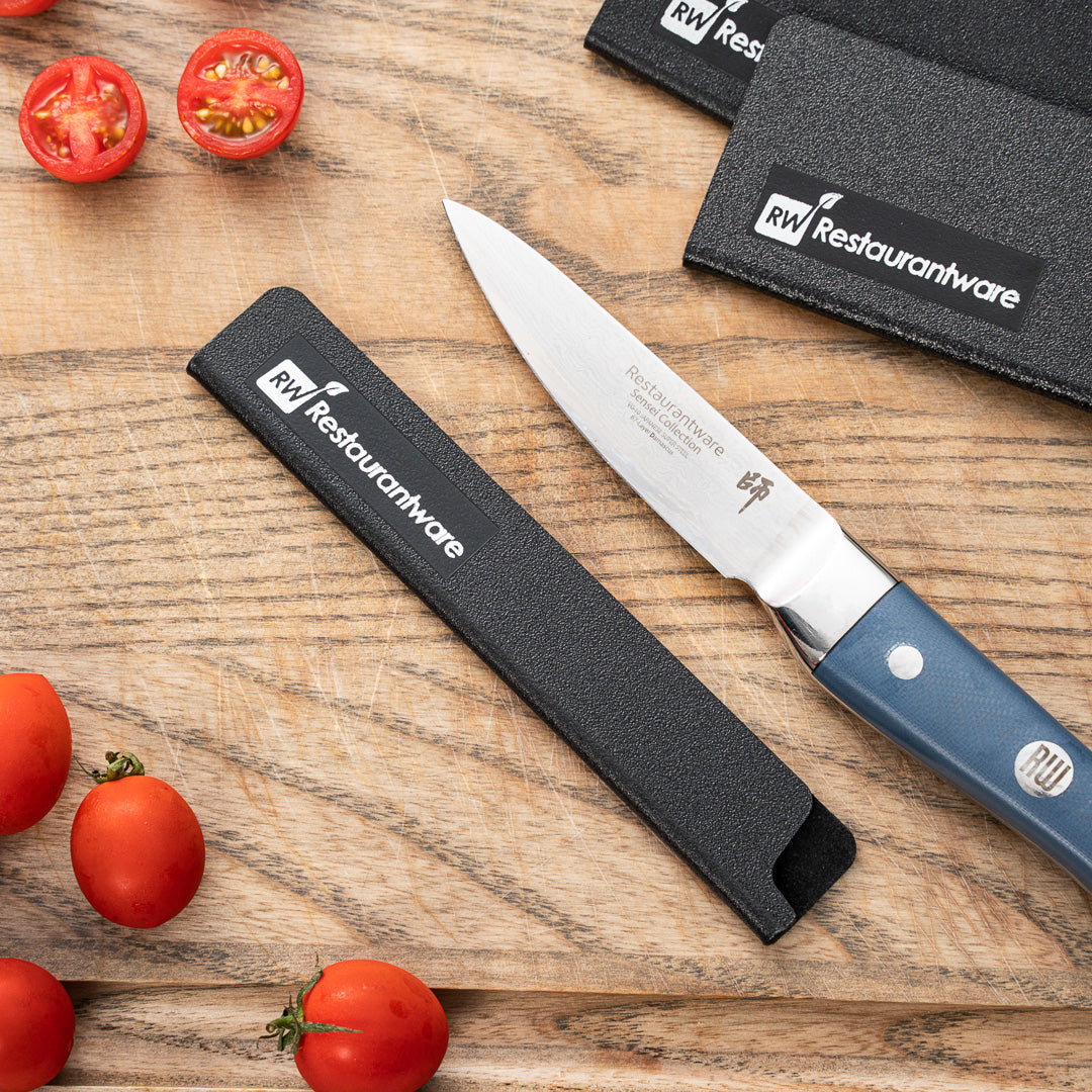 Sensei Black Plastic Knife Blade Cover / Guard - 6" x 1" - 1 count box
