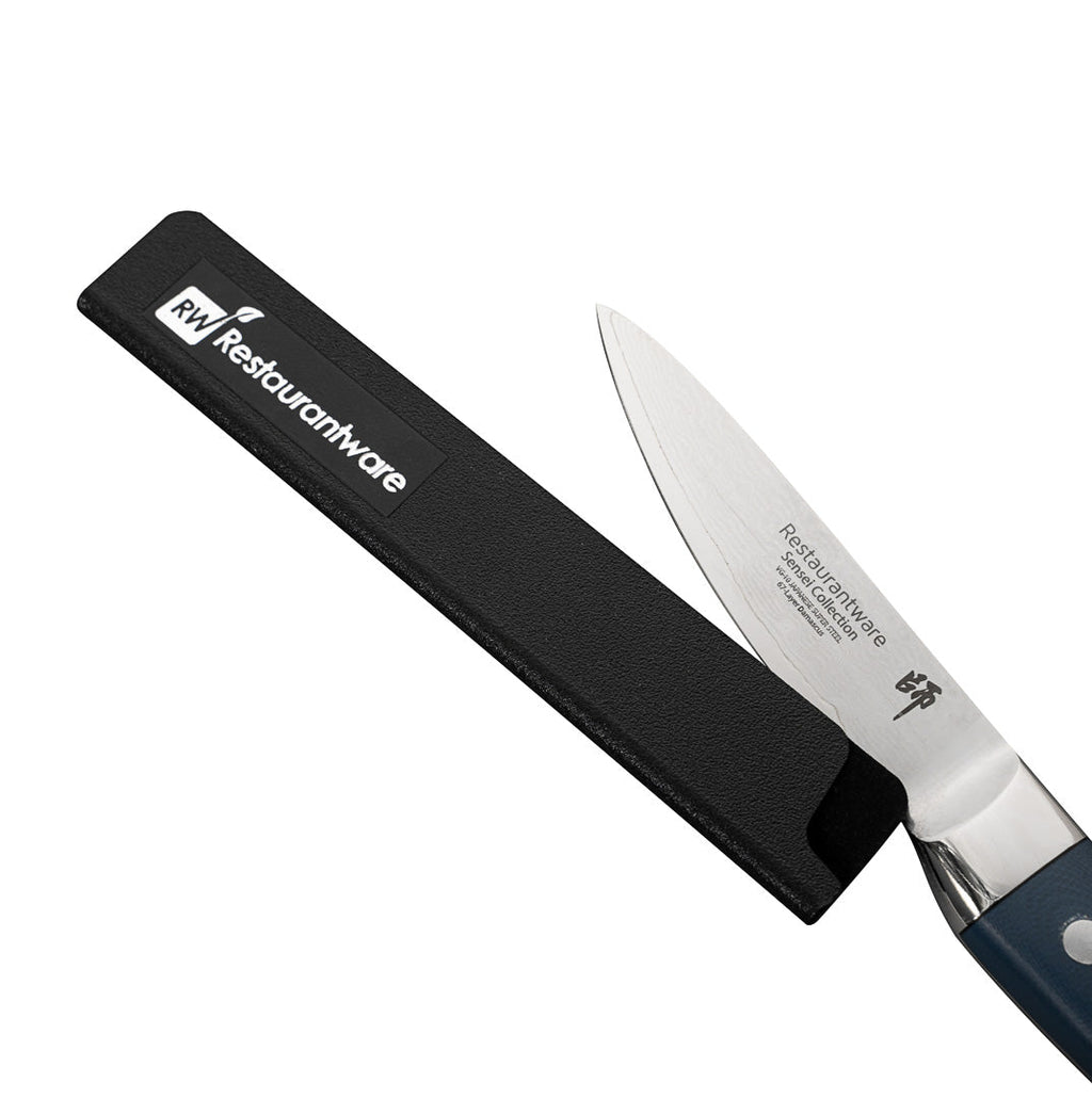 Sensei Black Plastic Knife Blade Cover / Guard - 6" x 1" - 1 count box