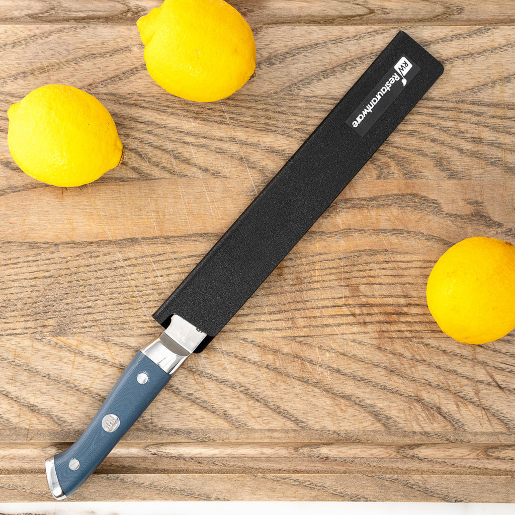 Sensei Black Plastic Knife Blade Cover / Guard - 8 1/2" x 1 1/2" - 1 count box